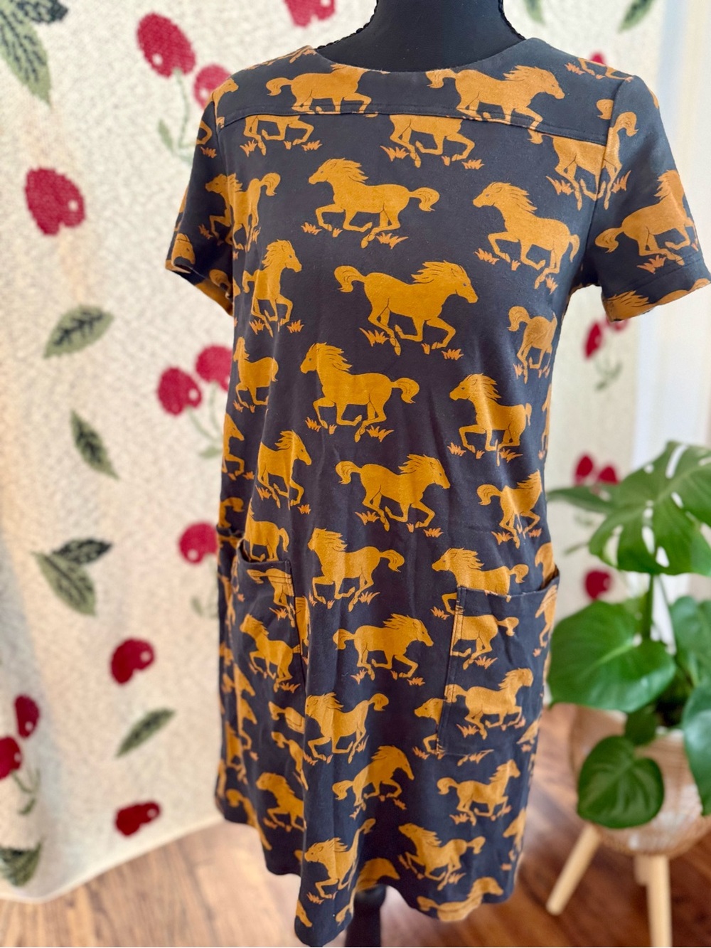Vivienne Tam Horse Print Dress